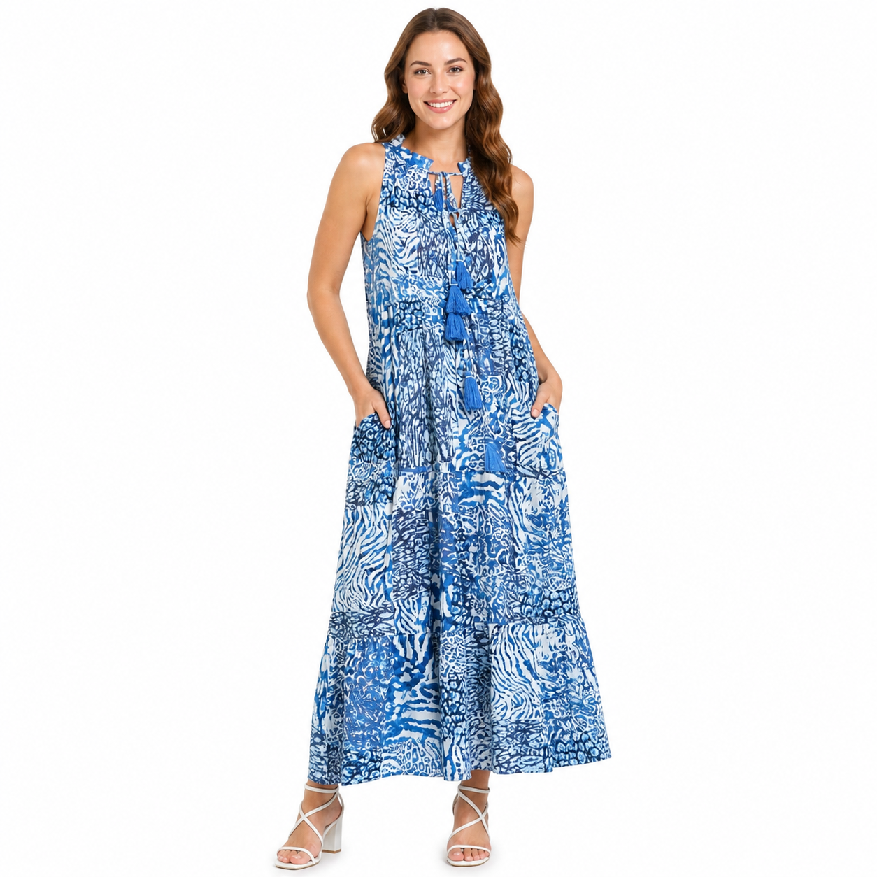 Boho-Chic Maxikleid in Versch.Farben