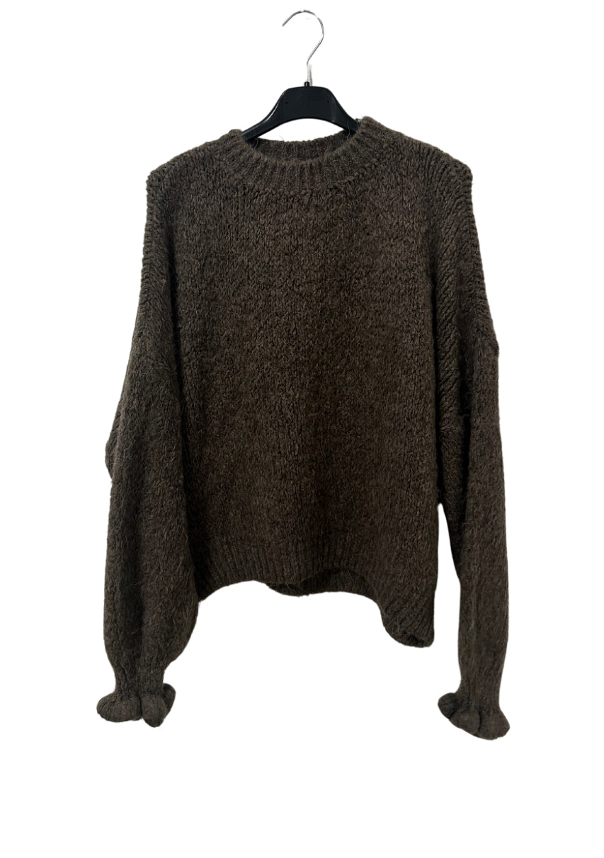 Rüschen Pullover