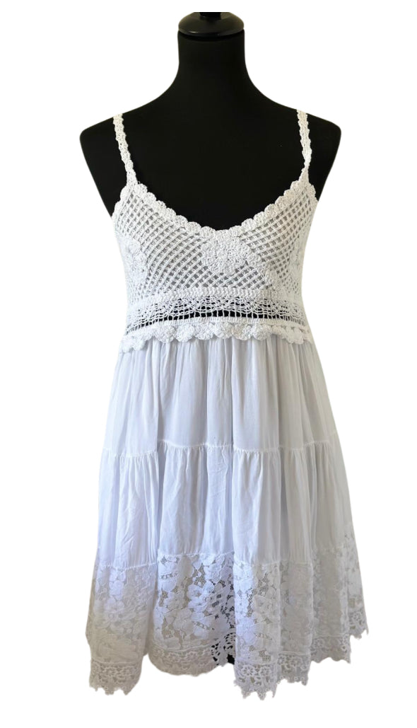 Häkelkleid-Versch.Farben