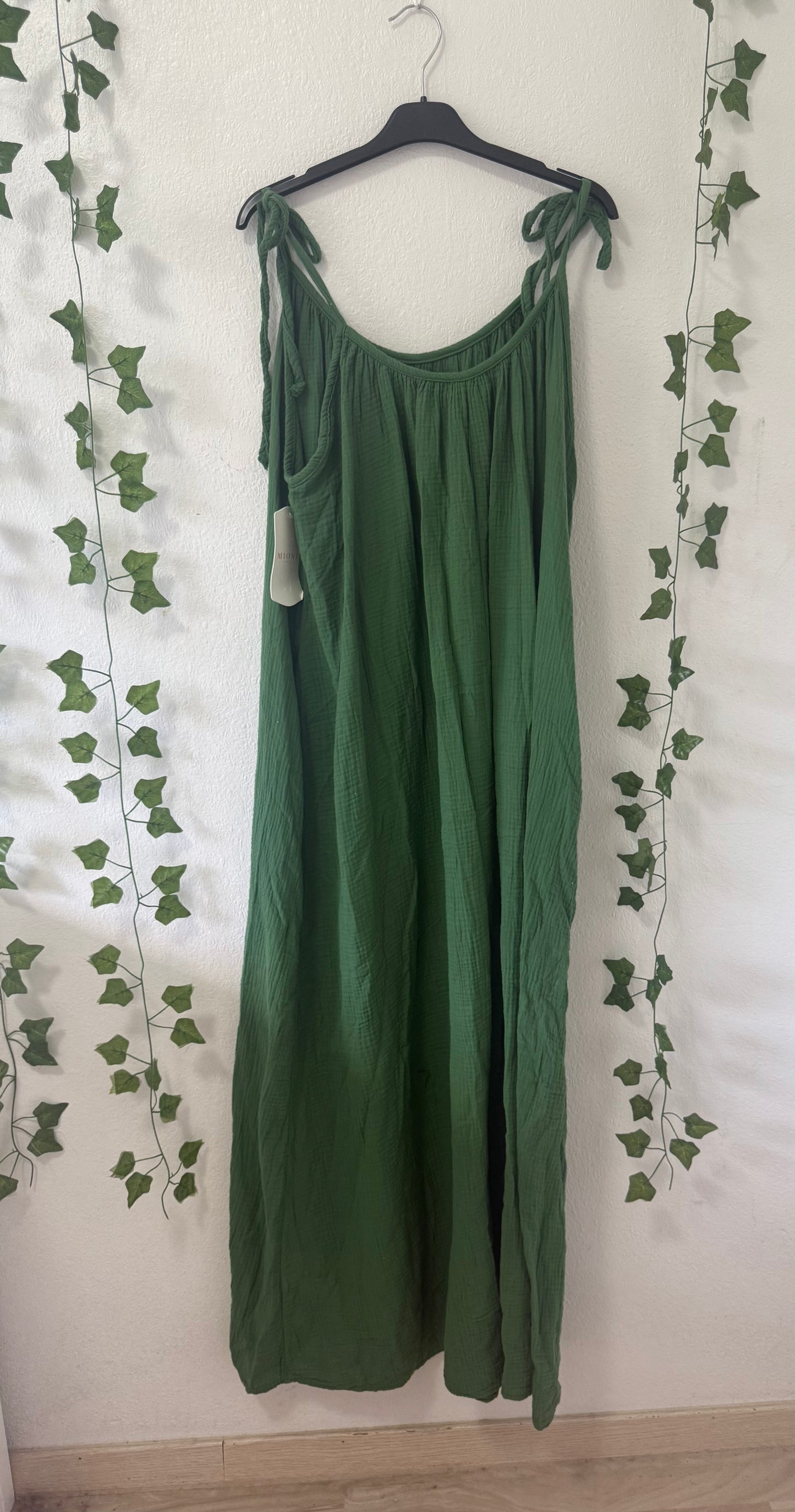 Maxikleid Musselin Versch.-Farben