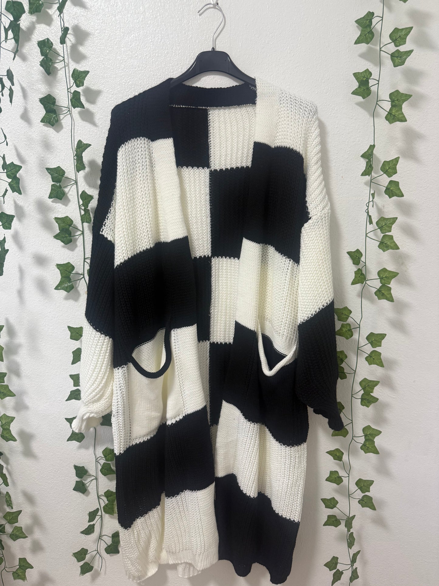 Karo-Strickjacke in versch.Farben