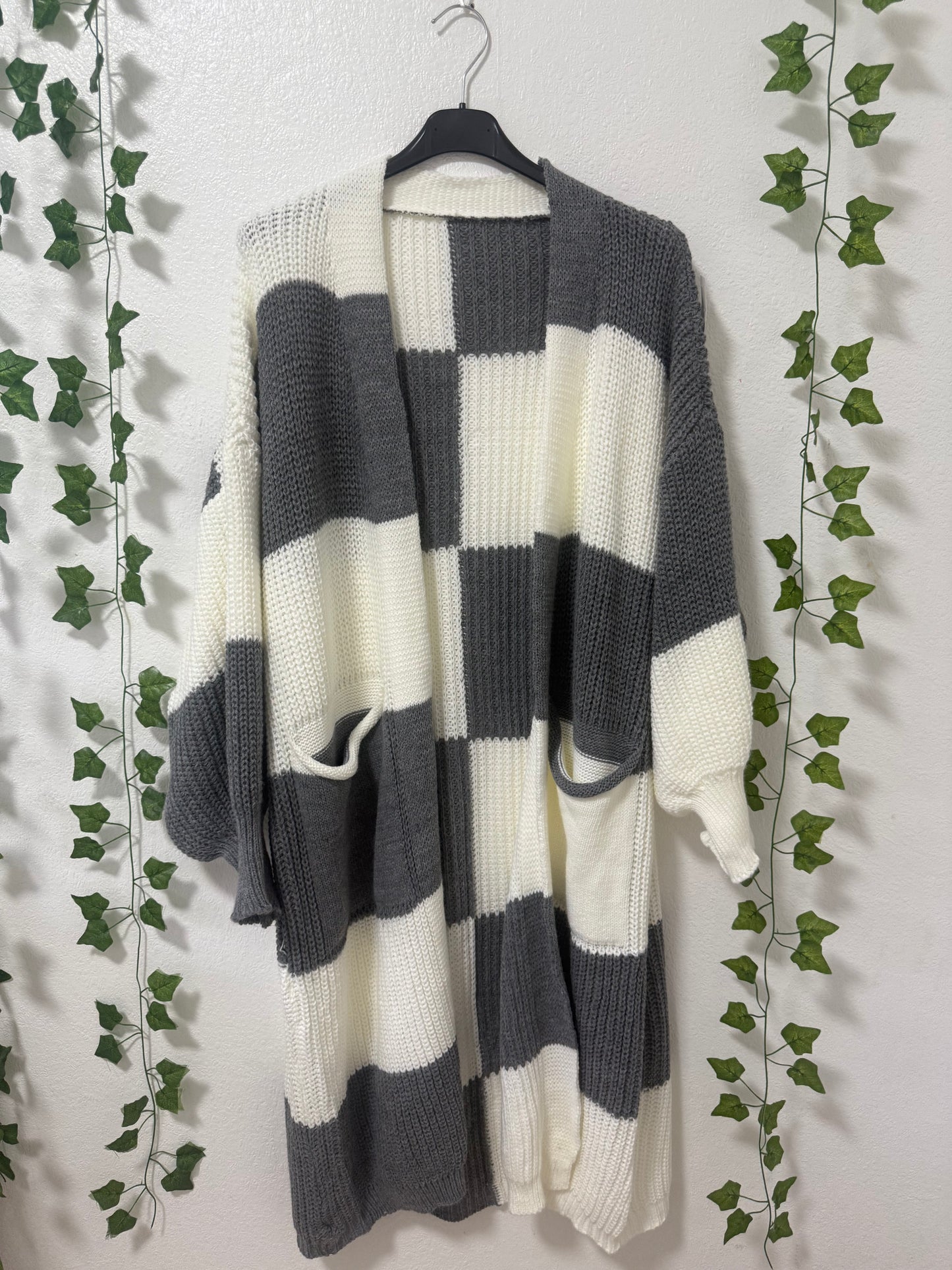 Karo-Strickjacke in versch.Farben