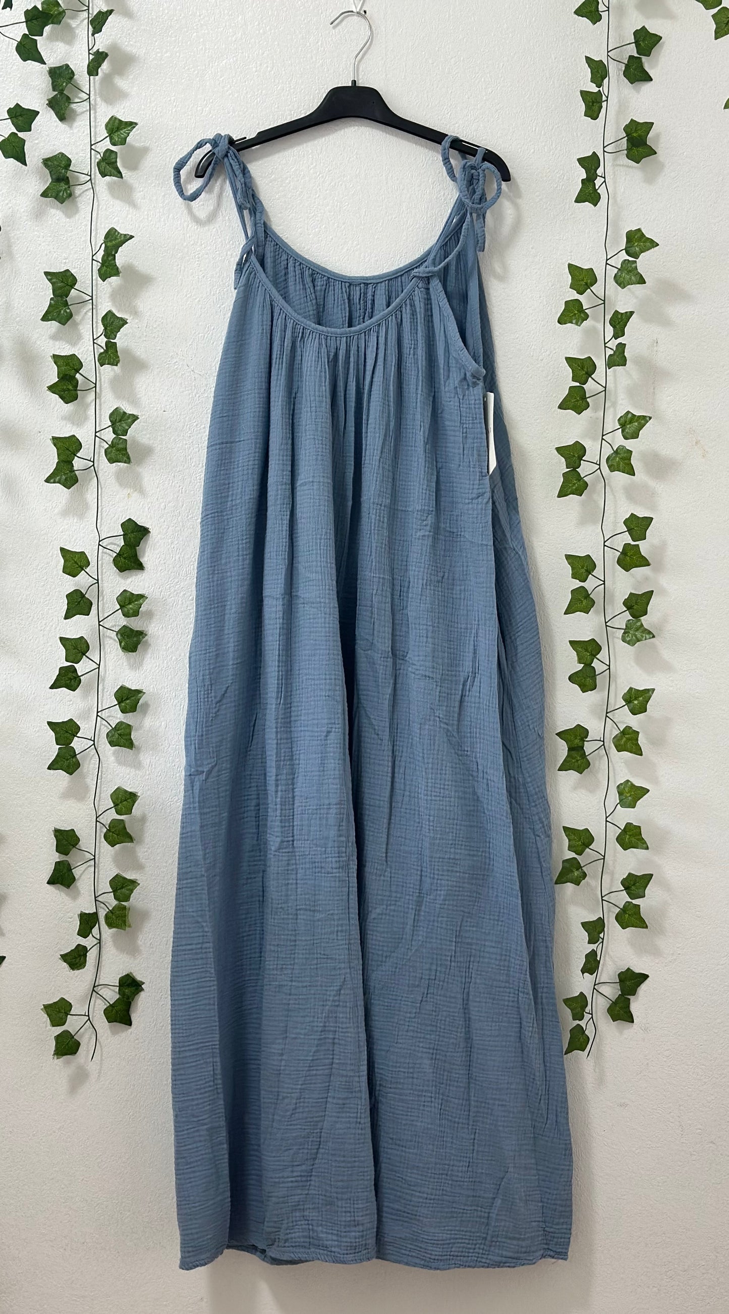 Maxikleid Musselin Versch.-Farben *Supersale*