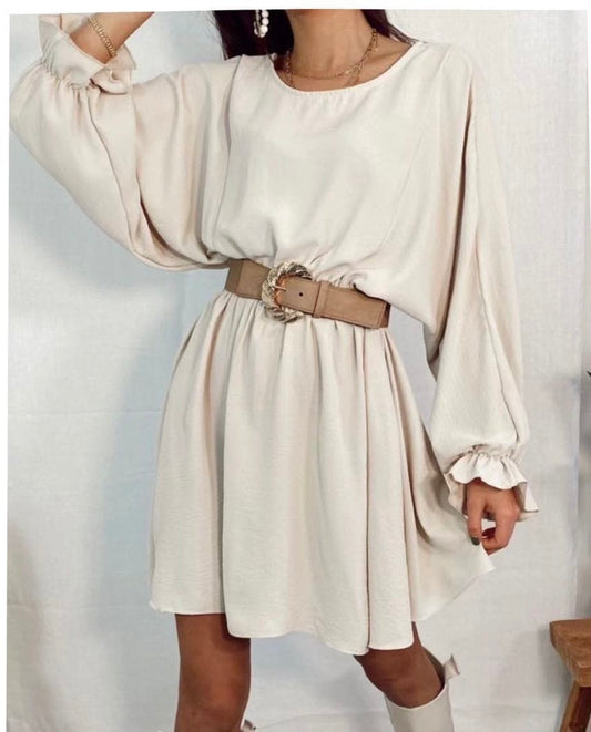 Rüschen Mini Kleid
