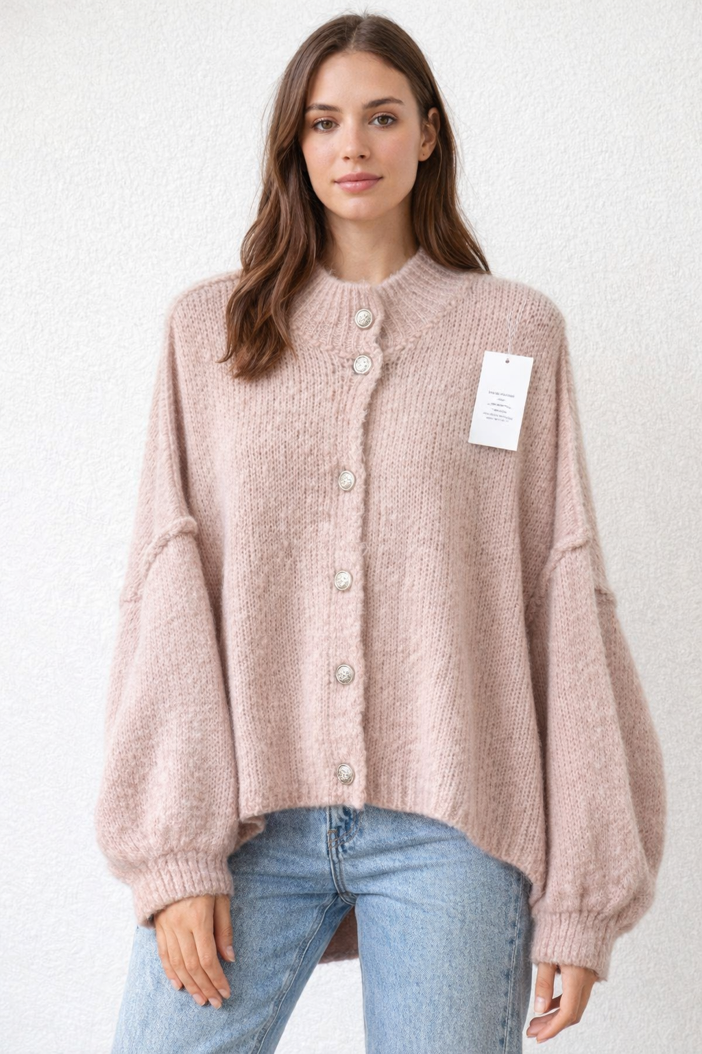 Oversize Strickjacke in versch.Farben