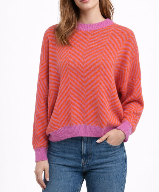 Streifenpullover