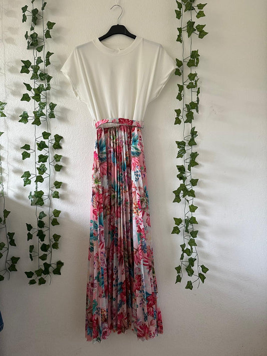 Plissee Kleid -Versch.Farben