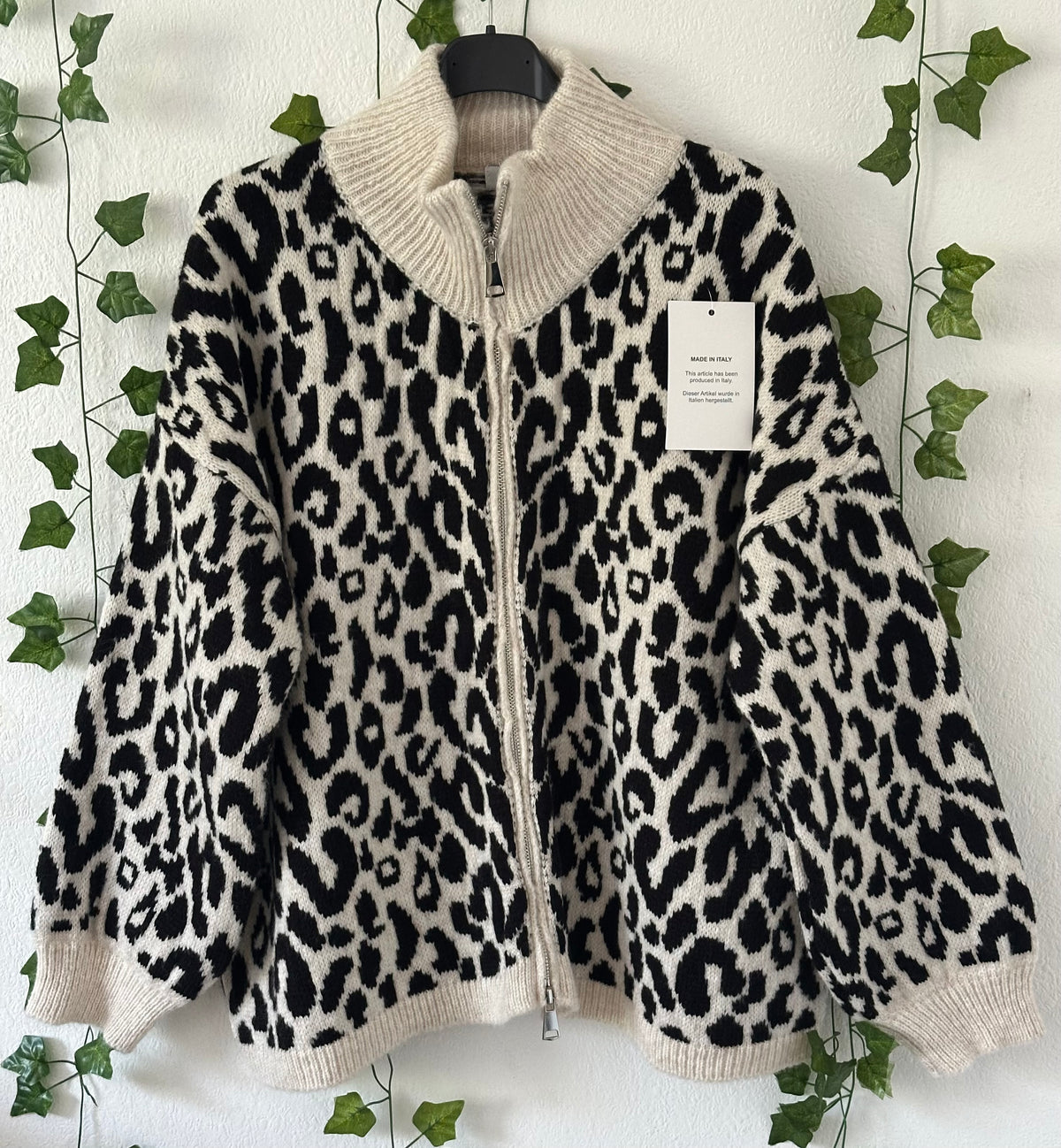 Strickjacke Leo mit Doppel Zipper in versch.Farben