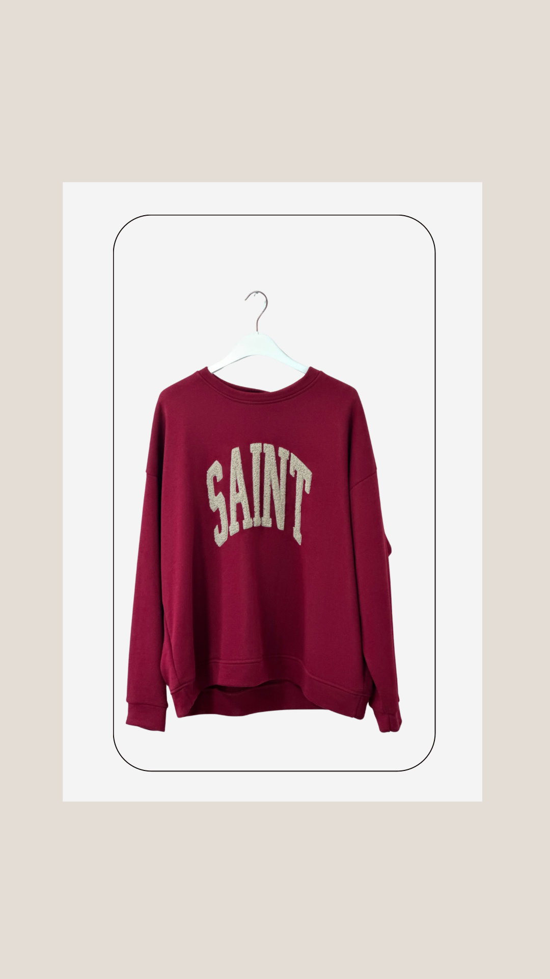 Pullover mit Aufdruck