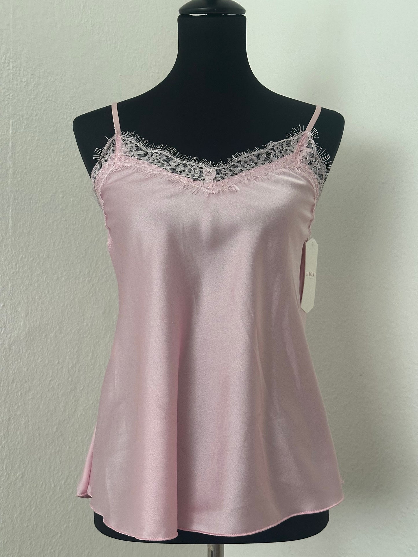 Spitzen-Top in Satin Optik in versch.Farben