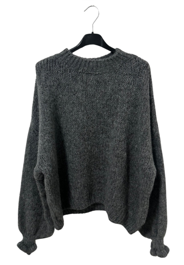 Rüschen Pullover