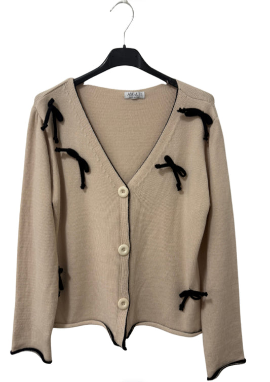 Schleifen Strickjacke