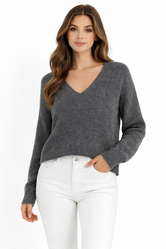 Feinstrickpullover mit Baby Alpaka