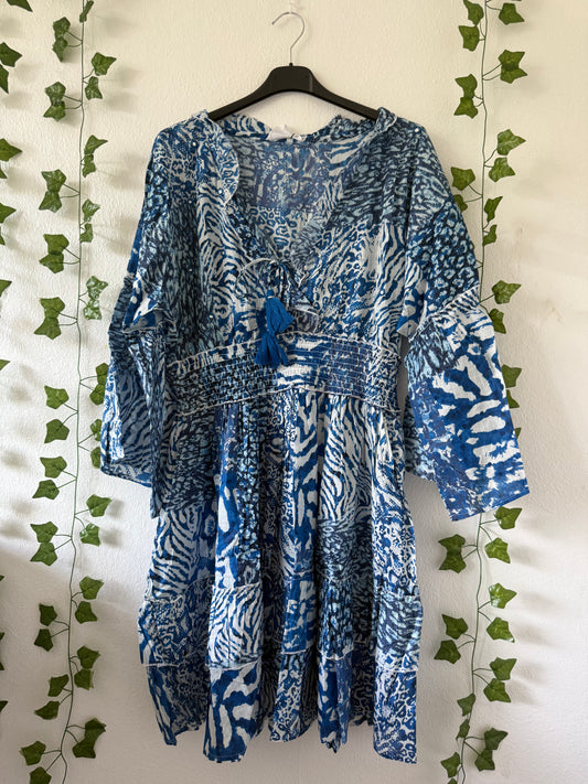 Boho-Kleid Mit Muster