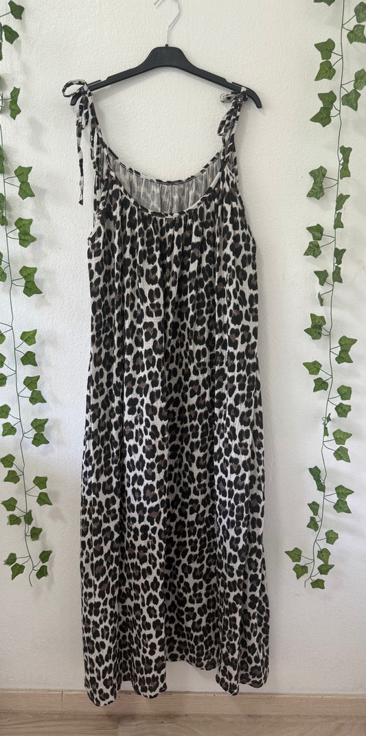 Maxikleid leo Verschie.Farben