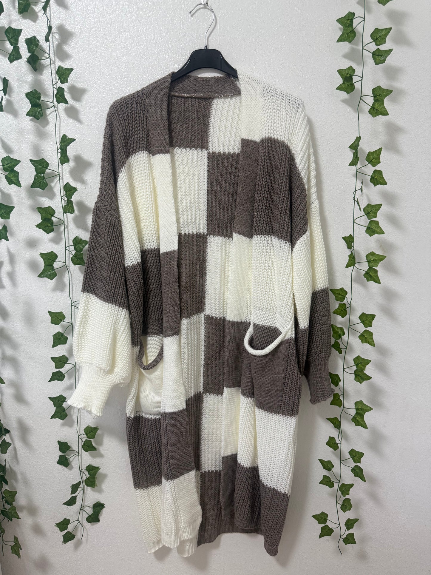 Karo-Strickjacke in versch.Farben