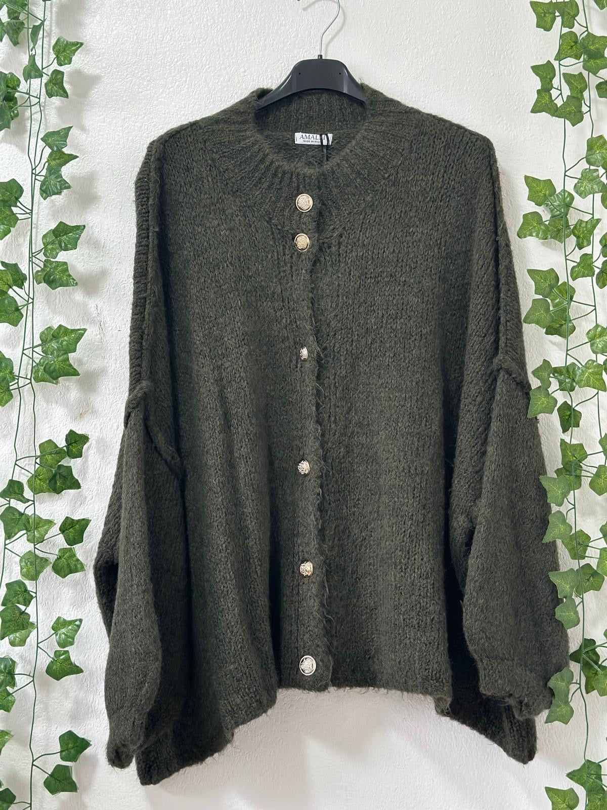 Oversize Strickjacke in versch.Farben